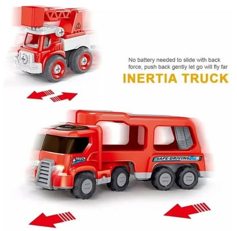 Bavytoy Sada hasičských autíček se šroubovákem