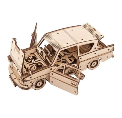 Ugears 3D dřevěné mechanické puzzle Harry Potter Létající Ford Anglia