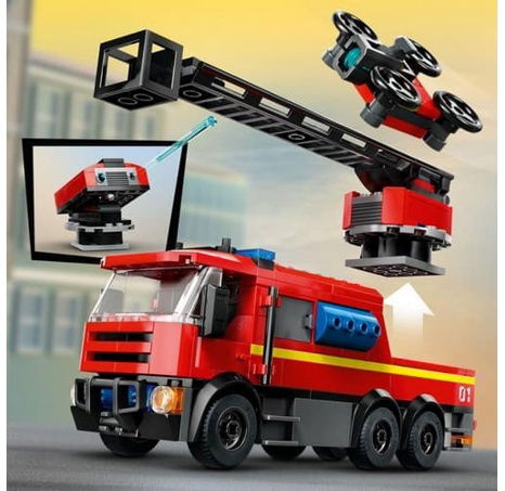 LEGO® City 60414 Hasičská stanice s hasičským vozem