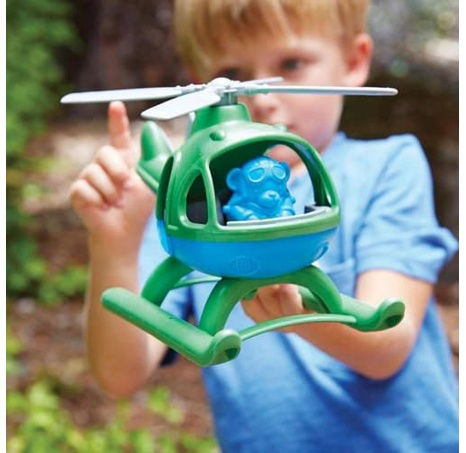 Green Toys Vrtulník modrý