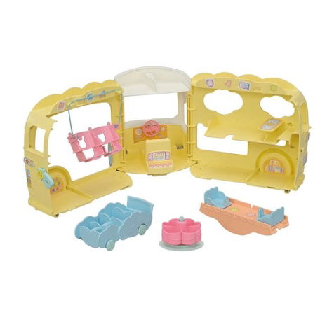 Sylvanian Families - Duhový školkový autobus
