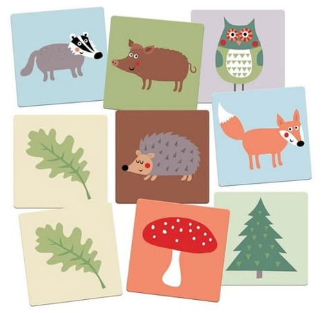 Magellan Velké pexeso Barevný les