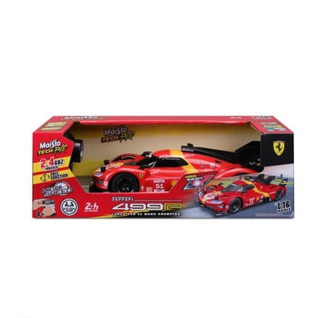 Maisto RC - 1:16 RC FERRARI 499P LHM (2023 24H LE MANS CHAMPION) se světly, XTR, 2,4 GHz, USB