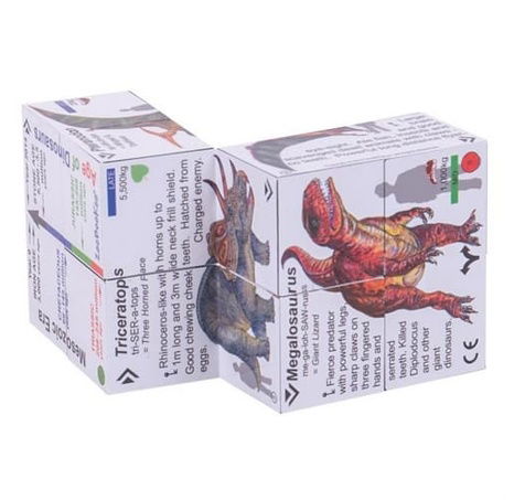 Zoobookoo Kniha v kostce Dinosauři