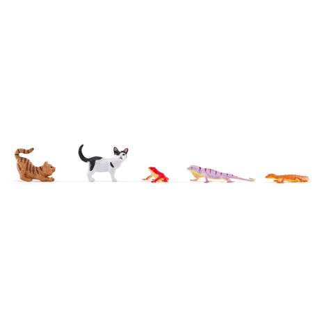 Zvířátka figurky sada v MEGA tubě - Mazlíčci