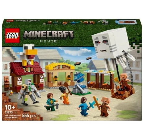 LEGO Minecraft 21273 Balón v podobě ďasa a útok na vesnici