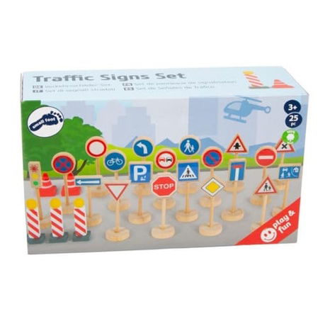 Small Foot Dopravní značky sada 25 dílů