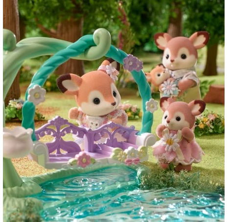 Sylvanian Families Jelínci na květinové houpačce