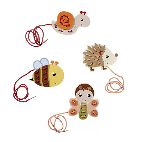 Dřevěná vyšívací hra 15ks, DP12