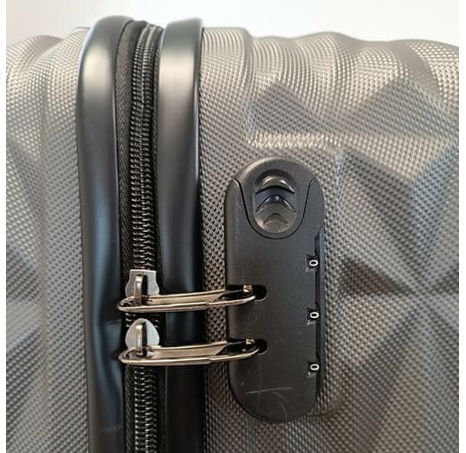 Bavy Cestovní kufr skořepinový 24" Diamond Dark grey