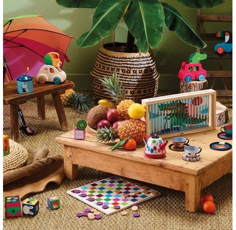 Vilac Dřevěná pestrobarevná dáma