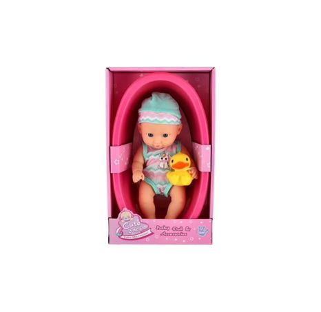 Miminko panenka s kačenkou 22cm ve vaničce