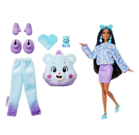 BARBIE CUTIE REVEAL BARBIE A STAROSTLIVÍ MEDVÍDCI SÉRIE 2 - FIALOVÁ