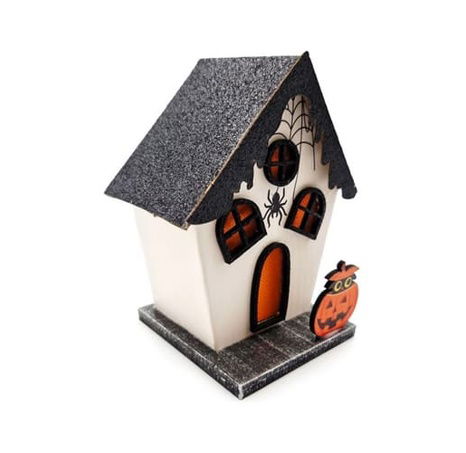 Halloween LED dekorativní dýňový dům