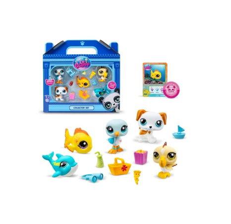 Littlest Pet Shop 5 figurek Pláž