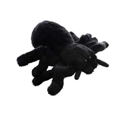 Pavouk černý plyš 14 cm Eco-friendly