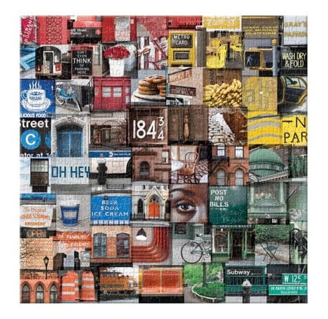 Galison Puzzle barevný New York 500 dílků