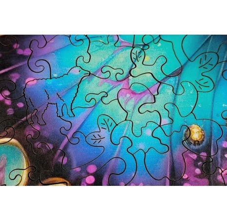 EscapeWelt Dřevěné puzzle Motýl 300 dílků