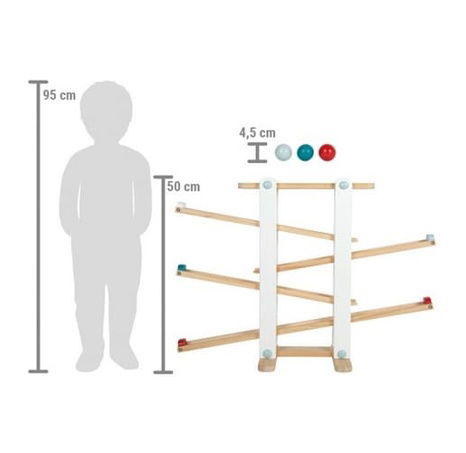 small foot Dřevěná kuličková dráha