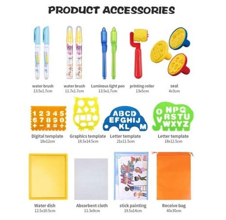 Vodní malování - set