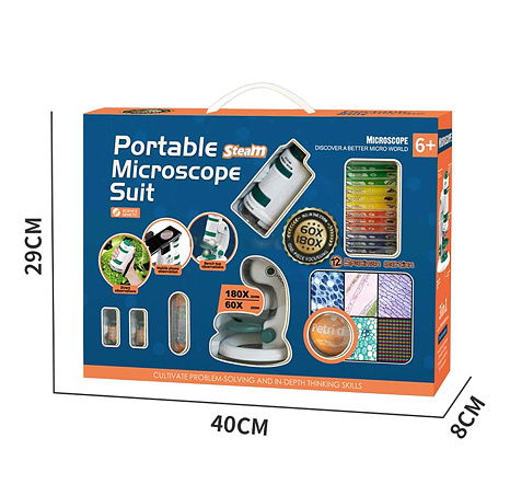 Dětský přenosný mikroskop