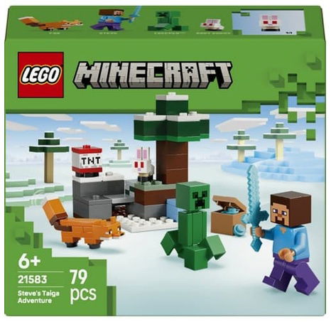 LEGO® Minecraft® 21583 Steve a dobrodružství v tajze