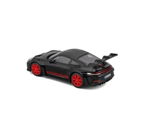Bburago - RACE, Porsche 911 GT3 RS v dekorativním boxu, černá, 1:43