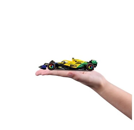 Bburago - RACE Formule F1, Team McLaren MCL38 (2024) Senna Edition, #81 Oscar Piastri, 1:43