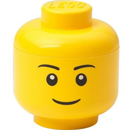 LEGO úložná hlava (mini) - chlapec
