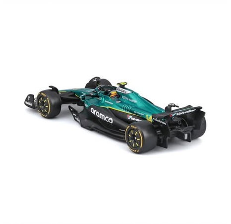 Bburago - RACE F1 v dekorativním boxu, Aston Martin AMR25 (2025), #14 Fernando Alonso, 1:43