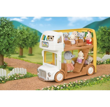 Sylvanian Families  Dvoupatrový školkový autobus