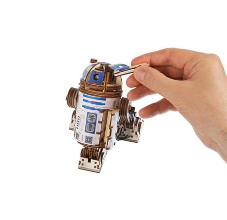 Ugears 3D dřevěná mechanická skládačka Star Wars R2-D2