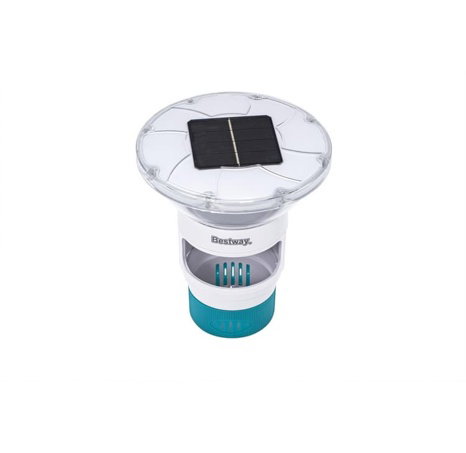 Dávkovací plovák na bazénovou chemii SolarGlow se solárním LED světlem