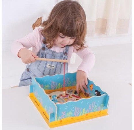 Bigjigs Toys Magnetické chytání rybiček
