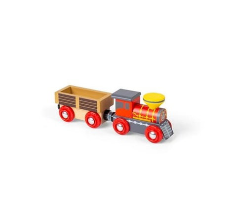 Bigjigs Rail Dřevěná vláčkodráha divoký západ 62 dílů