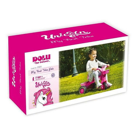 Moje první tříkolka, jednorožec, v krabici