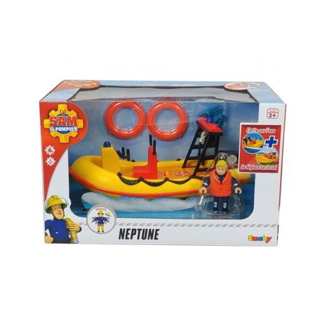 Požárník Sam Záchranný člun Neptun 20 cm s figurkou