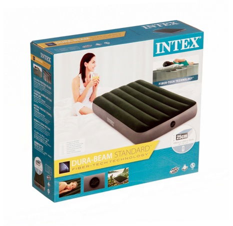 Intex 64107 Nafukovací postel Twin Dura-Beam Prestige Downy 99x191x25 cm
