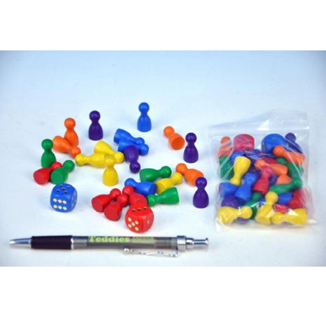 Figurky 24ks + 2 kostky