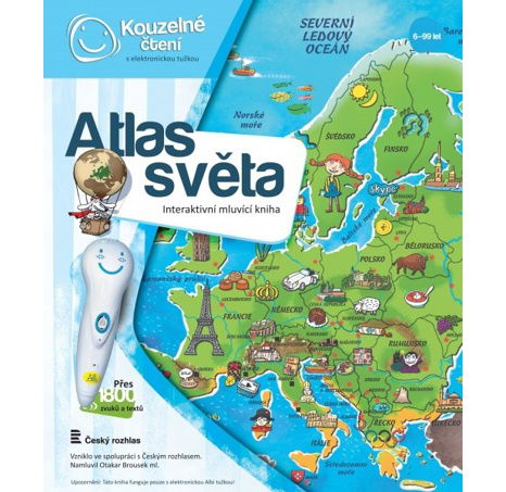Albi Kouzelné čtení - Kniha Atlas světa
