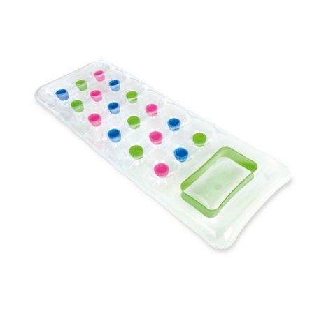 Matrace Intex průhledná nafukovací do vody s okýnkem 188 x 71 cm