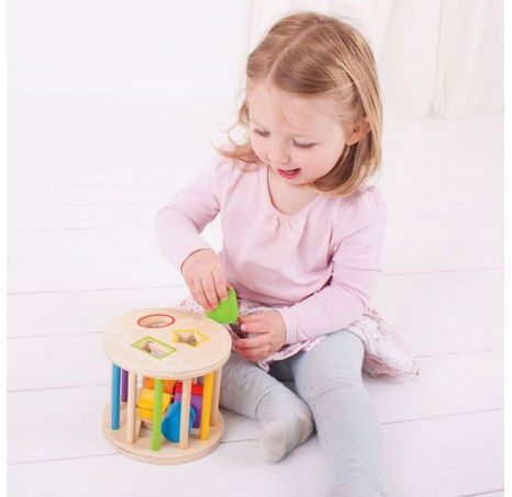 Bigjigs Baby Válec s tvary