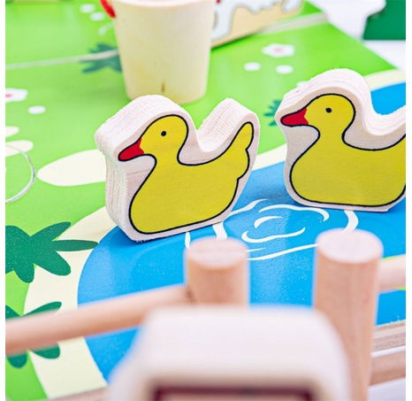 Bigjigs Toys Velká dřevěná farma