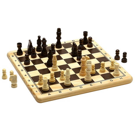 Jeujura Dřevěné šachy a dáma