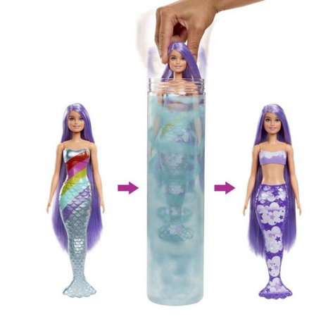 Barbie Color Reveal duhová mořská panna