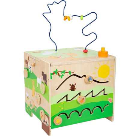 Small Foot Motorická kostka Country life