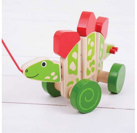 Bigjigs Baby Tahací dinosaurus