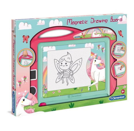Clementoni Magnetická kreslící tabulka jednorožci