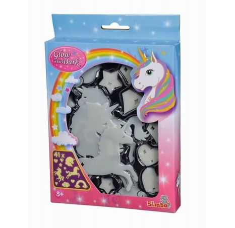 GID svítící sada jednorožec, 41 dílů