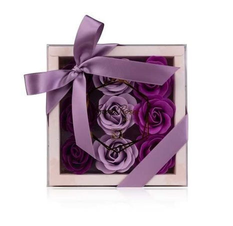 Mýdlový květ růže 9x4g v dárkovém boxu